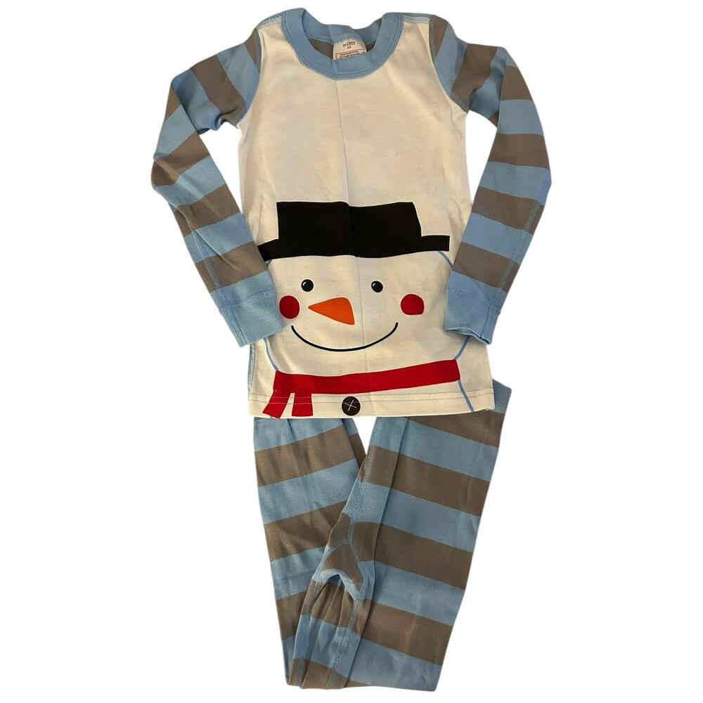 Hanna Andersson snowman Pajamas 110